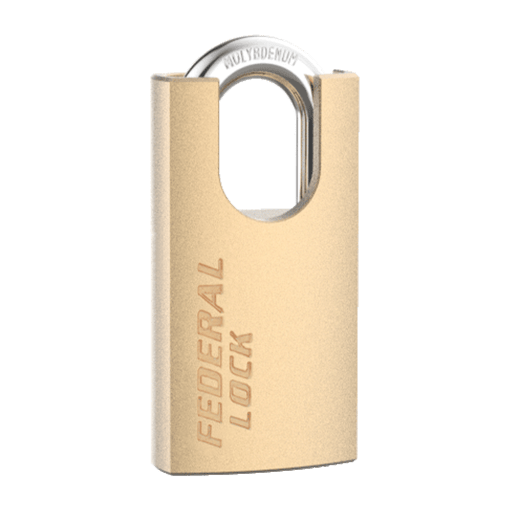 Federal HS40P CA6CK Solid Brass Padlock 40mm